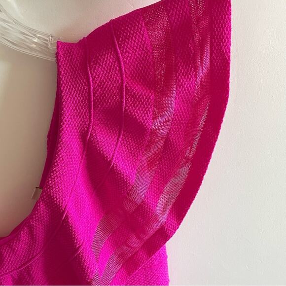 Ted Baker Pink One Shoulder Streena Dress - Picture 5 of 8